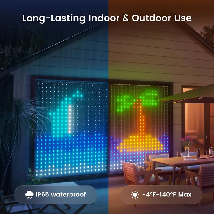 Produktbild Yeelight Curtain Light - 12V-475L-1.5mx2m-BLE –⁠⁠⁠⁠⁠⁠ YLYDD-0053