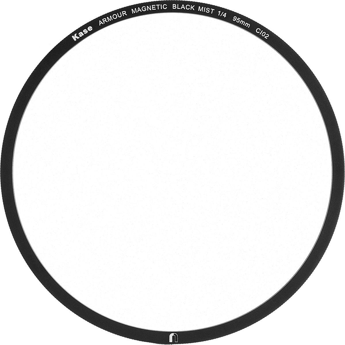 Kase Armour 100 Magnetic Circ Black Mist 1/4 (Filtro nebbia nero), Filtro fotografico, Nero