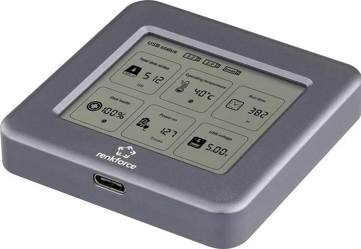 Actual product image Renkforce RF-M2E-300 M.2-Festplatten-Gehäuse USB-C® (USB 3.2 Gen 2) 10 GBit/s US (M.2)