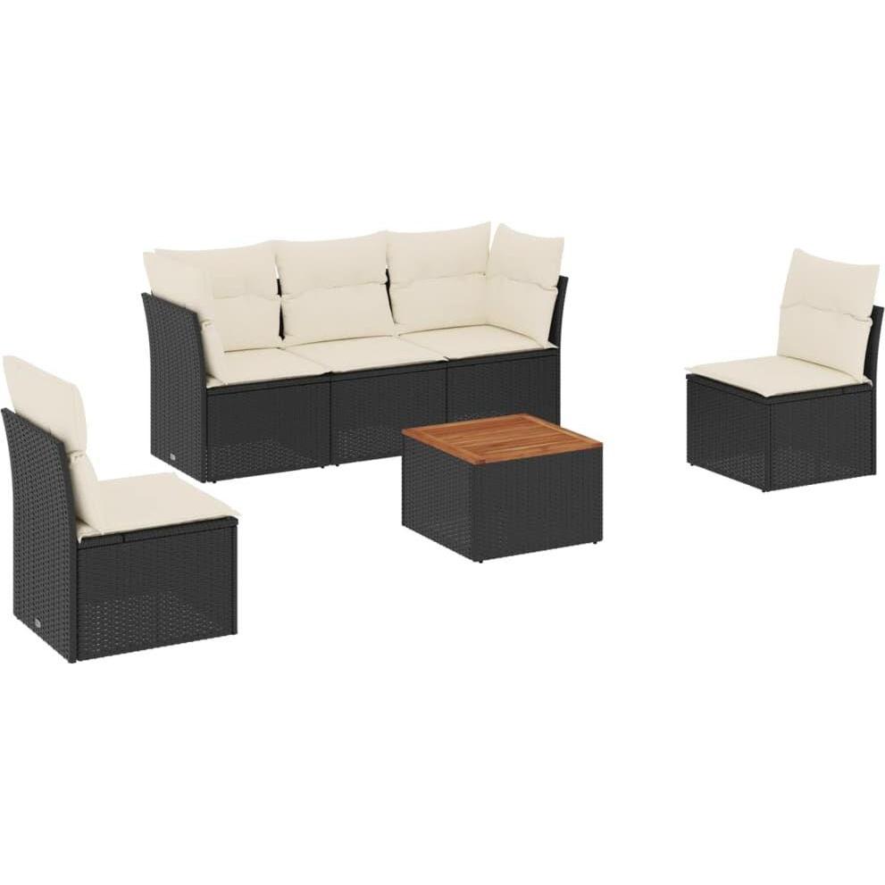 VidaXL, Gartenlounge, 10-tlg. Garten-Lounge-Set mit Kissen