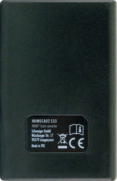 Produktbild Schwaiger HDMI to Scart Anschlusskonverter (Digital -> Analog)