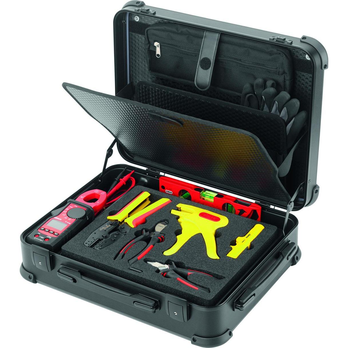 Cimco, Cassetta degli attrezzi, Valigia/zaino ibrido (14 pezzi)