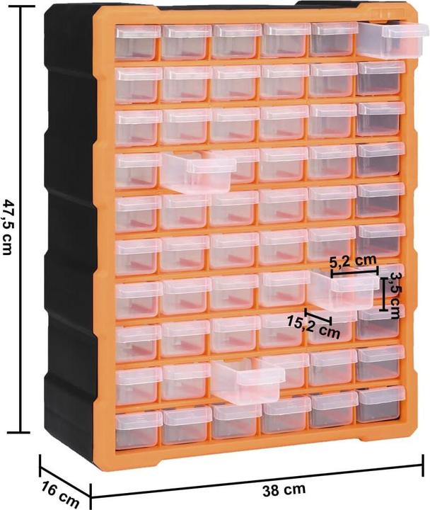 Immagine prodotto vidaXL Multi-Schubladen-Organizer