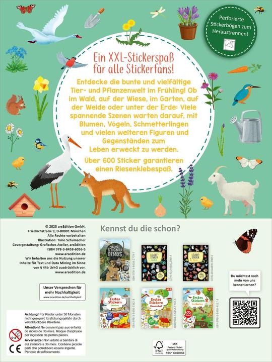 Produktbild Das superdicke Stickerheft