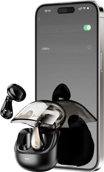 Actual product image Dudao U16Pro TWS Bluetooth 5.3 wireless headphones - black (Wireless)
