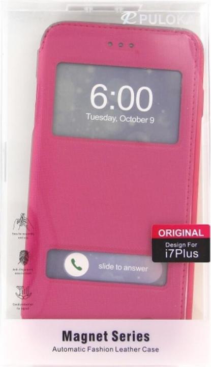 Immagine prodotto Puloka Custodia Flip per iPhone 7 Plus rosa (Apple iPhone 7 Plus)