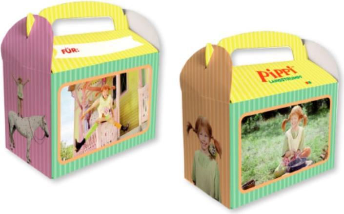 Produktbild DH-Konzept Mitgebsel oder Snack Boxen Pippi Langstrumpf im 8er Pack (8x)