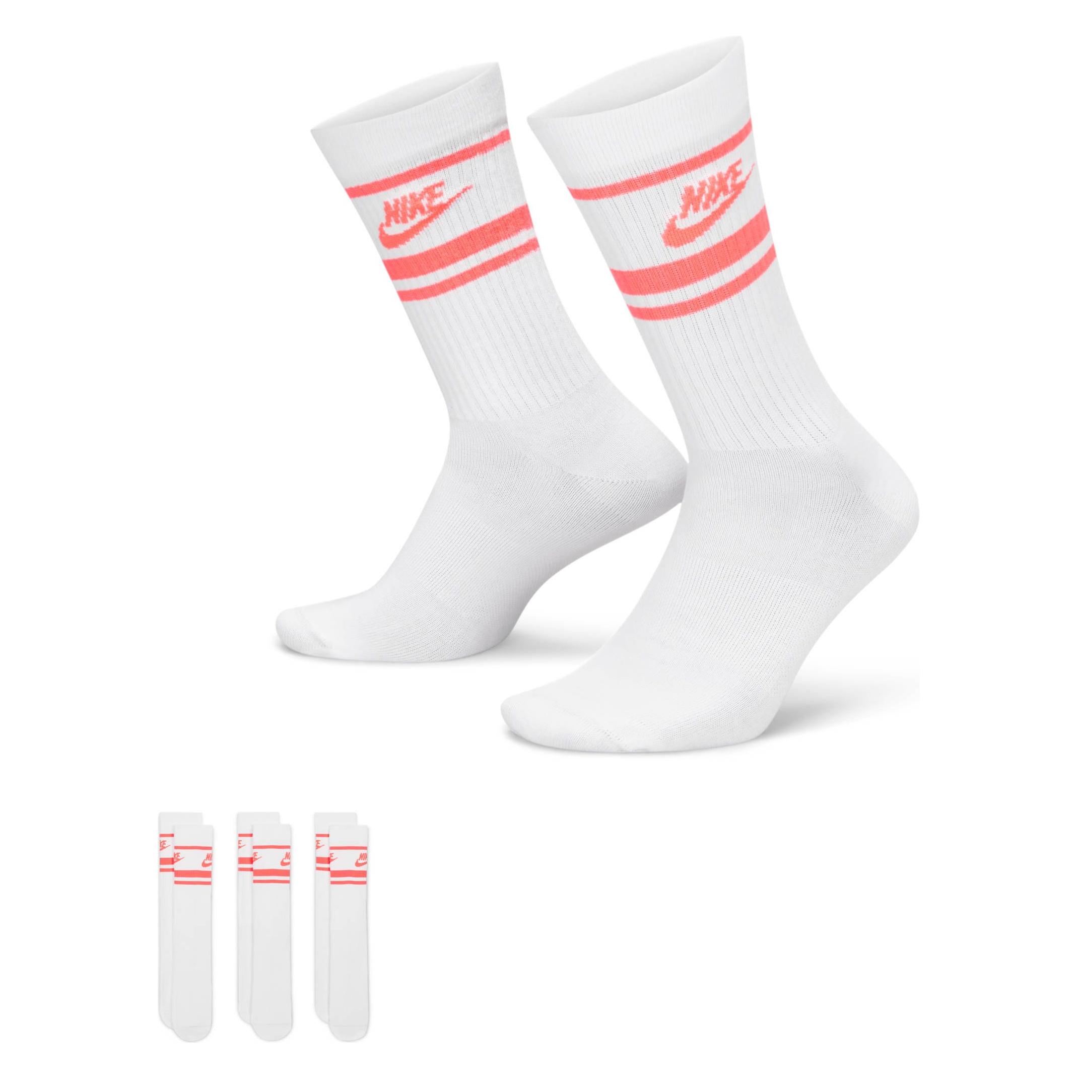 Nike, Mannen, Sportsokken, Nsw Sokken Voor Dagelijks Gebruik, Paar Wit (38 - 42), Wit