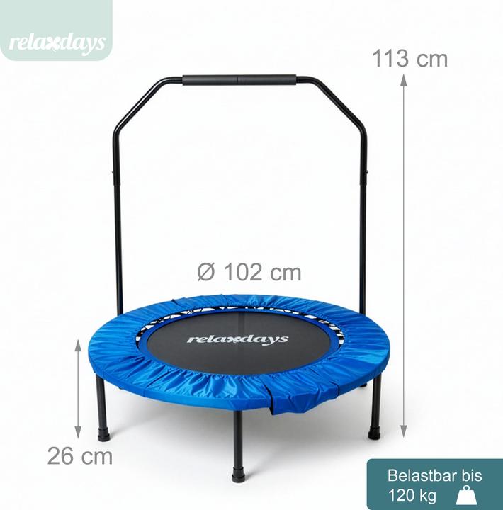 Actual product image Relaxdays minitramp (102 cm)