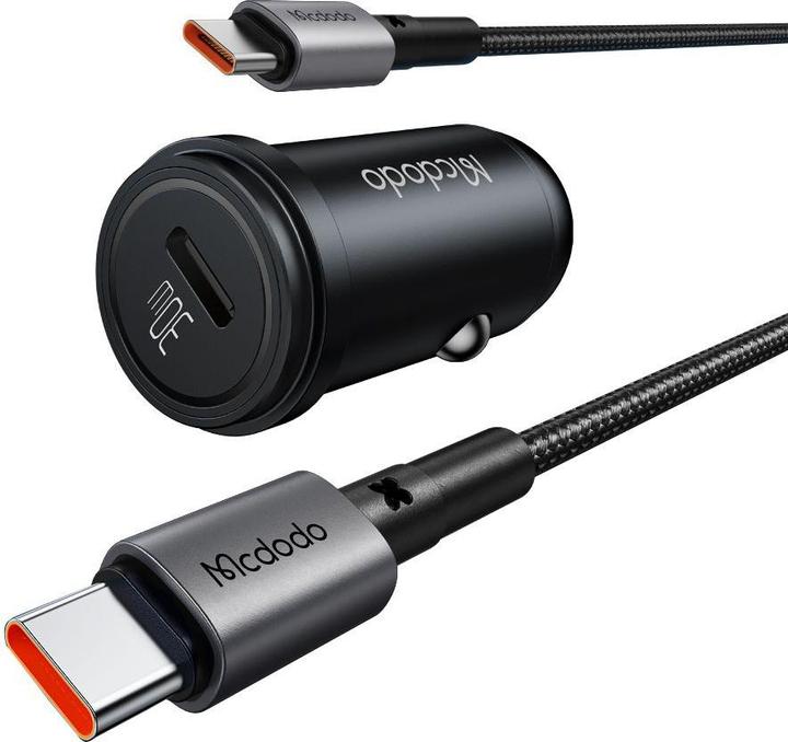 Produktbild Mcdodo Autoladegerät mit Ladekabel USB-C auf USB-C