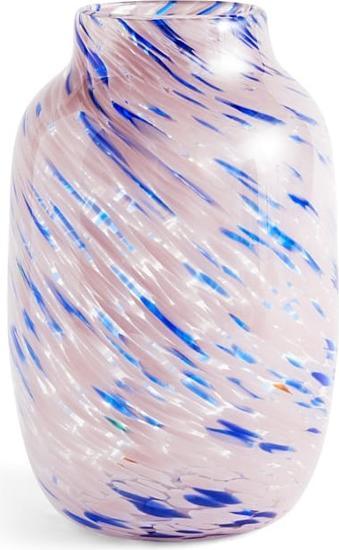 HAY - Splash Vase Round L - Pink and blue (541361) (1 x)