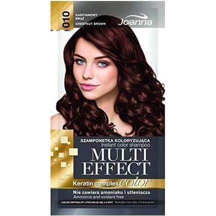Joanna Marrone Tinta Per Capelli, Tinta Colorante Multi Effetto 10 Castano 35G ( Castagna)