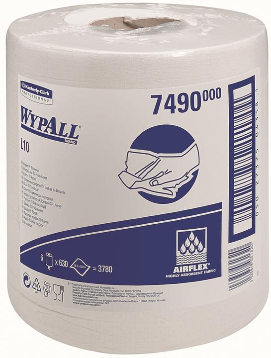 Actual product image Wypall * Wipe L10 Extra 18.5 x 38 cm (W x L) Airflex&trade (1x)