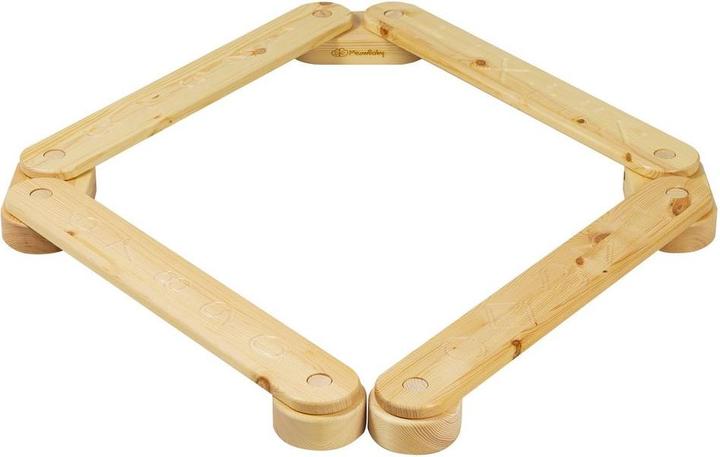 Activity Board Poutre d'équilibre avec 4 planche d'équilibre pour enfants - Parcour Balance Beam en bois | Chemin