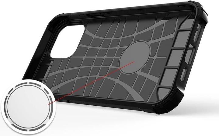 Actual product image Hurtel Hybrid Armor case iPhone 14 Plus armoured hybrid case black (Apple iPhone 14 Plus)