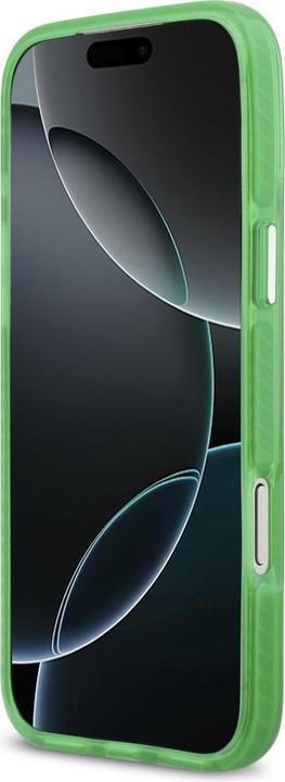 Actual product image Lacoste Shockproof Transparent Frosted MagSafe Case for iPhone 17 Pro Max Green (Apple iPhone 17 Pro Max)