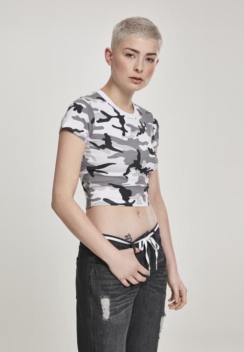 Immagine prodotto Urban Classics T-shirt in jersey elasticizzato da donna (L)