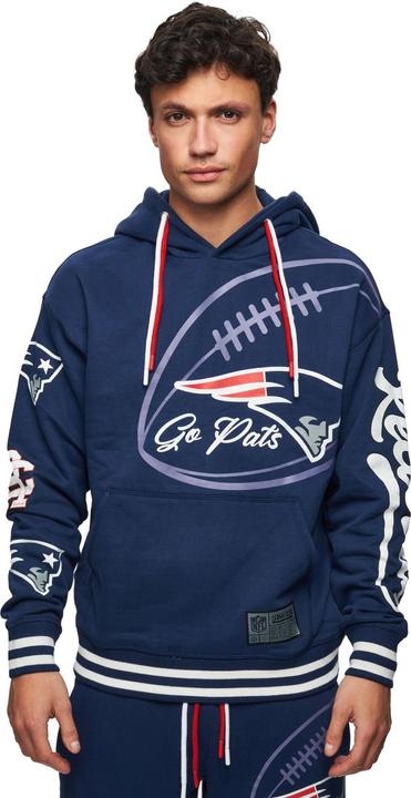 Produktbild Recovered Re:covered Fleece Hoody - PATCHES New England Patriots - L (L)