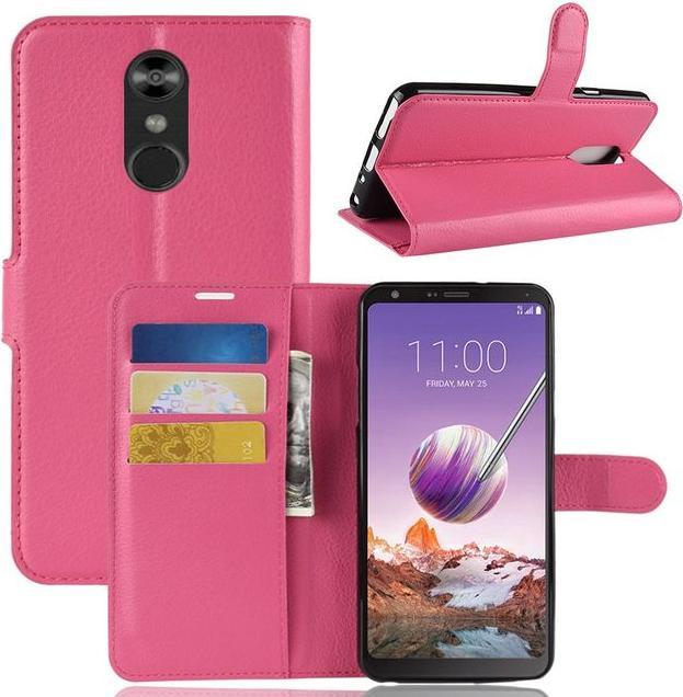 Actual product image MU Classic Litchi Leather Bookcover Series (LG Stylo 4, LG Q Stylus)