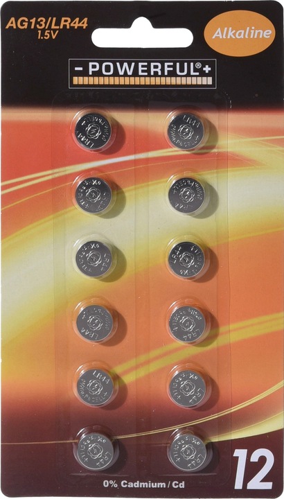 Koopman Batterie a bottone (12 pz., LR44)