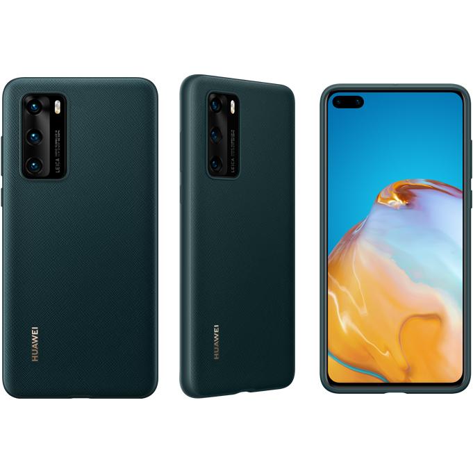 Thumbnail - Huawei PU Cover (Huawei P40), Smartphone Hülle, Grün