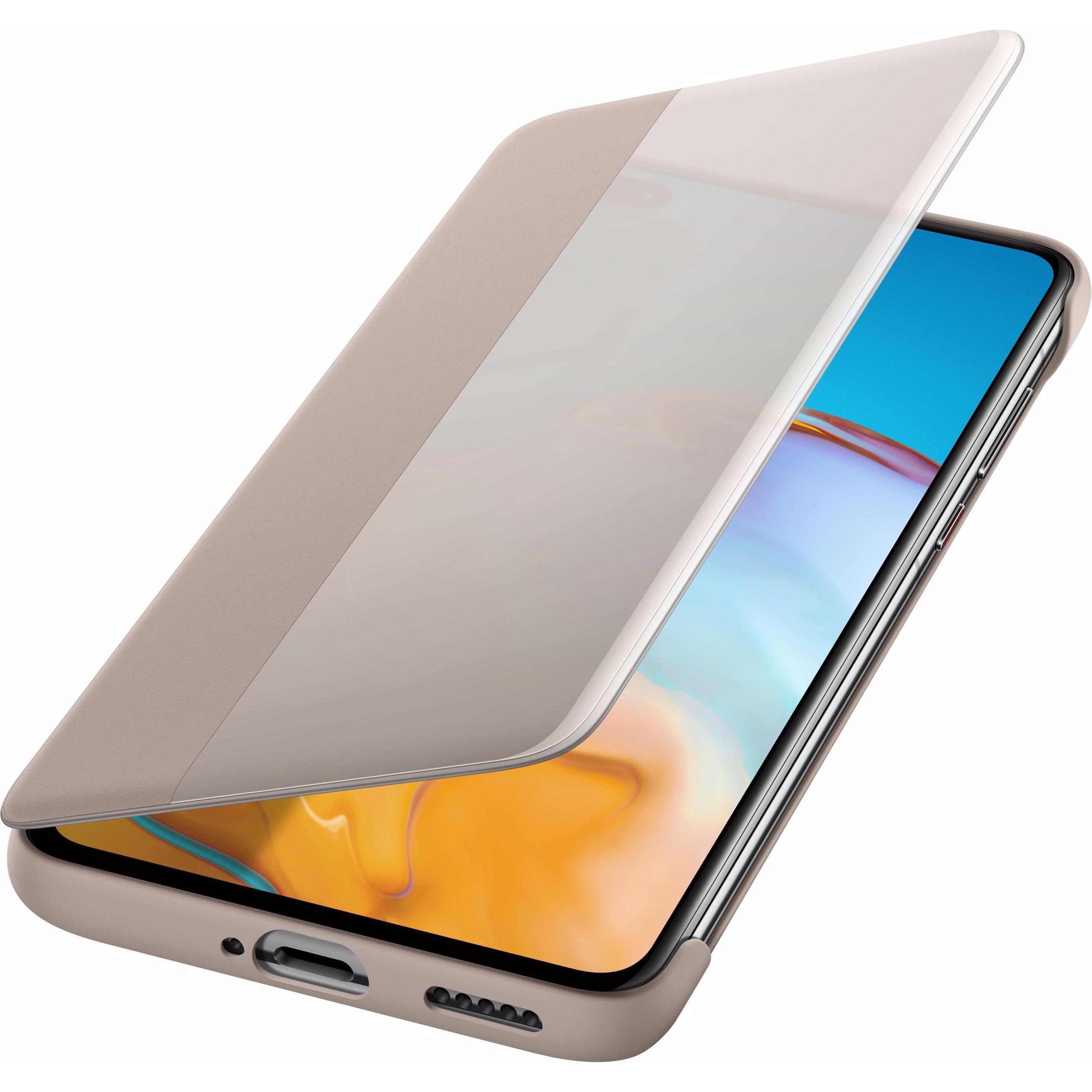 Thumbnail - Huawei SMART View Flip Cover (Huawei P40), Smartphone Hülle, Braun