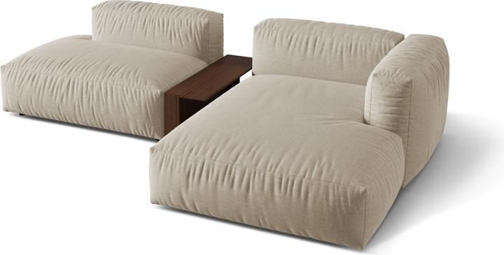 Image du produit Micadoni Canapé D'Angle Droit Modulaire, "Martina", 2 Places, 292x176x75 Fabriqué en Europe (Canapé modulaire, Canapé d'angle)