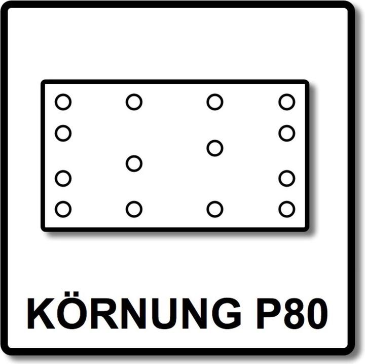 Produktbild Festool Schleifstreifen STF 80X133 P80 RU2/50 (80)