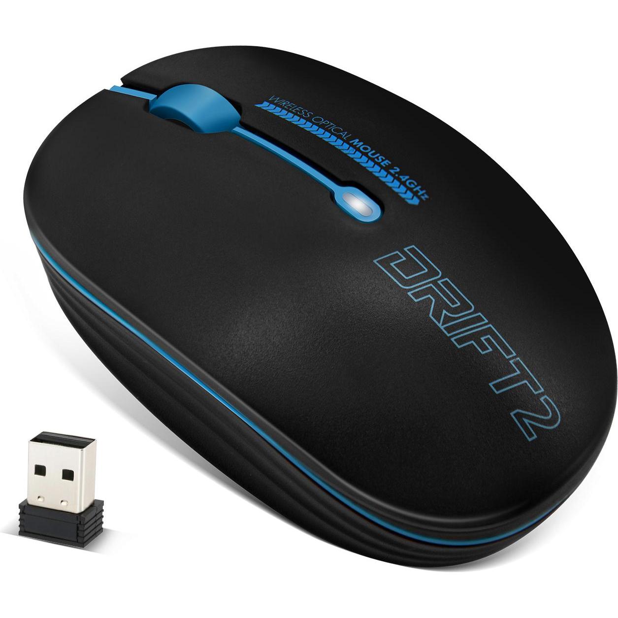 Advance Souris Sans Fil Drift 2 (Bleu) (Kabellos), Maus, Blau
