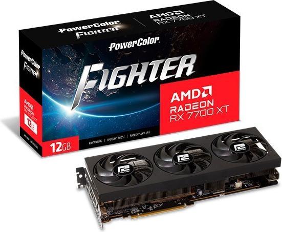 Actual product image Powercolor RX 7700XT Fighter (12 GB)
