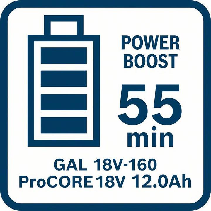 Productafbeelding Bosch Professional Starterset 2 x ProCORE18V 12.0Ah + GAL 18V-160 (18 V)