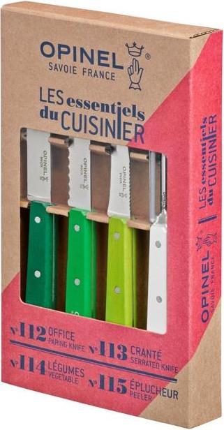 Produktbild Opinel LES ESSENTIELS PRIMAVERA Küchenmesser-Set 4-teilig