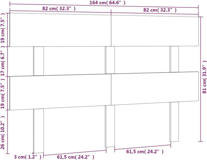 Immagine prodotto vidaXL Lashonda (164 x 3 x 81 cm)