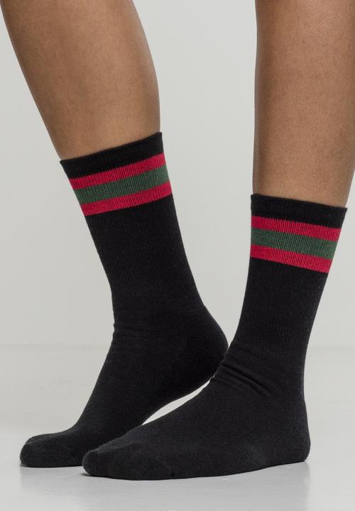 Immagine prodotto Urban Classics Calzini sportivi a righe 2-Pack (Confezione da 2, 39 - 42)