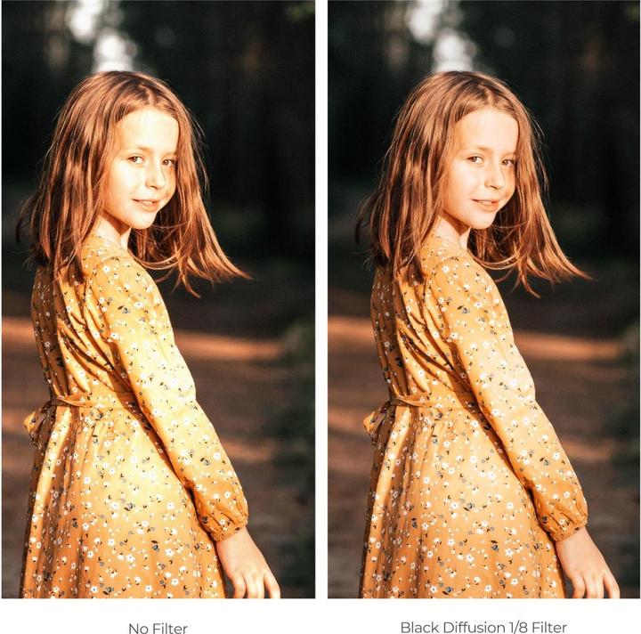 Produktbild K&F Concept 1/4+1/8 Black Mist Filter Set Nano K 77mm (KF-1716V1) (77 mm, Black Mist Filter)