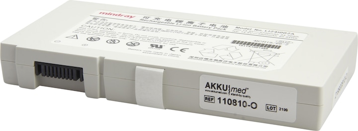 Produktbild AccuCell Akku Datascope Mindray Ultraschallgerät M9, TE7, FRU - Ref. LI24I002A (2 Stk., Gerätespezifisch, 5700 mAh, Akku)