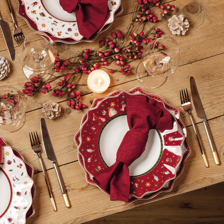 Actual product image Villeroy & Boch Speiseteller rot Toy's Delight (1 x, 29 cm)