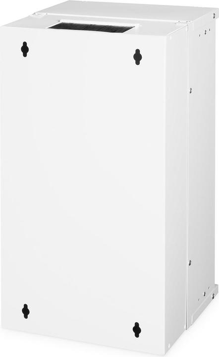 Actual product image Digitus 10" 12U wall-mounted enclosure, SOHO PRO 591 x 316 x 298 mm, grey (12 RU, 10 inch rack)