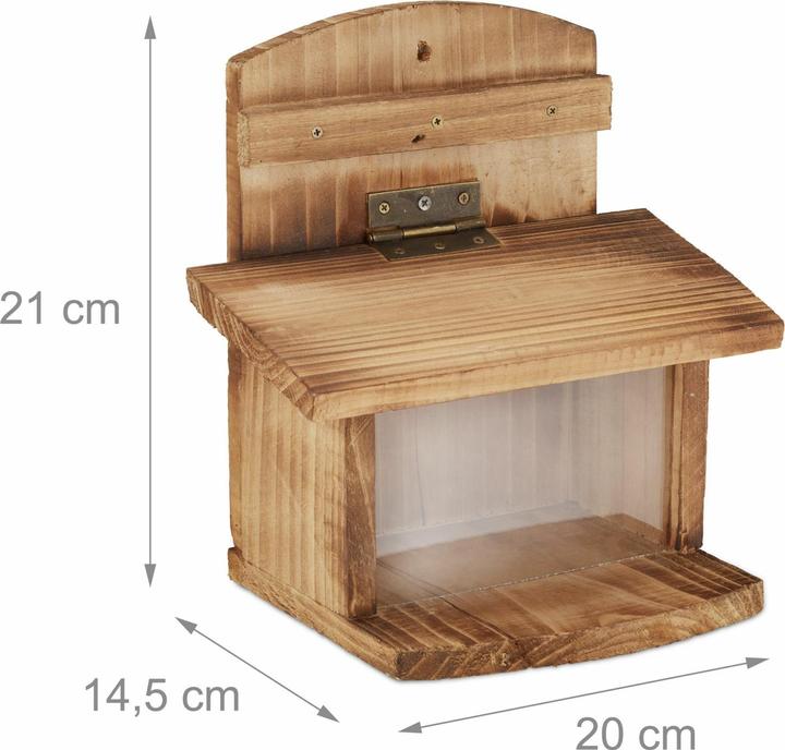 Actual product image Relaxdays Valet Stand, With Wooden Shelving
