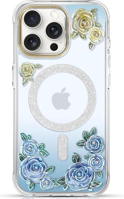 Actual product image Kingxbar Rose Series MagSafe Hardcase (Apple iPhone 15 Pro Max)