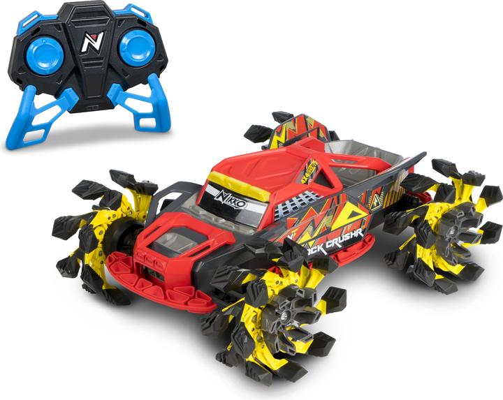 Produktbild Nikko RC 19070 Rock CrushR, Ferngesteuertes RC Auto, Offroad Fahrzeug bis 14 km/h, automatisch ausfa