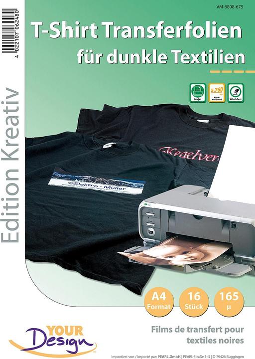 Your Design T-Shirt Transferfolien (16 x)