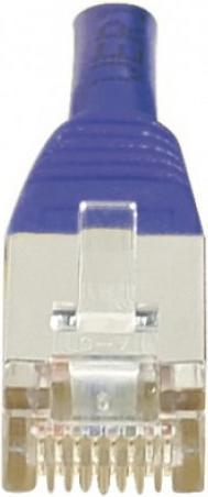 Actual product image Exertis Connect Patch cable F/UTP, CAT.6, violet, 2.0 m Patch cable with especially narrow bend protection (F/UTP, CAT6, 2 m)