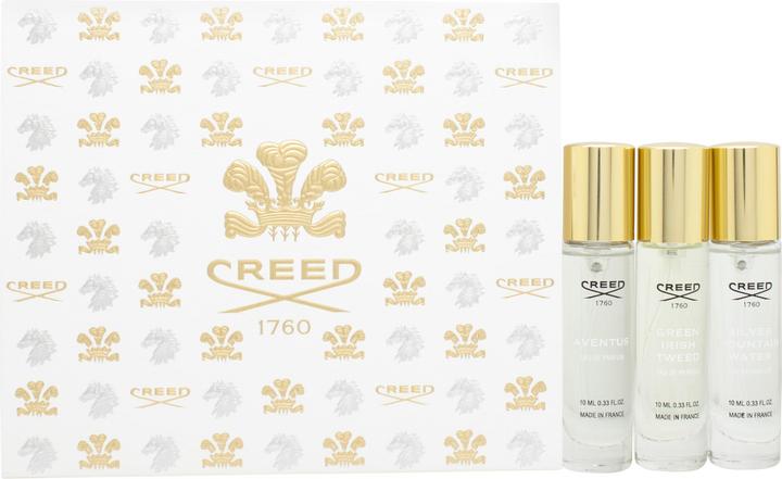 Image du produit Creed Men Gift Set 10ml Aventus EDP + 10ml Green Irish Tweed EDP + 10ml Silver Mountain Water EDP (Coffret de parfum)