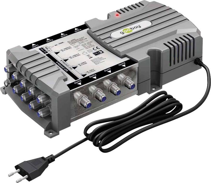 Image du produit Goobay Commutateur multiple satellite 9 entrées/8 sorties (Multi commutateur)