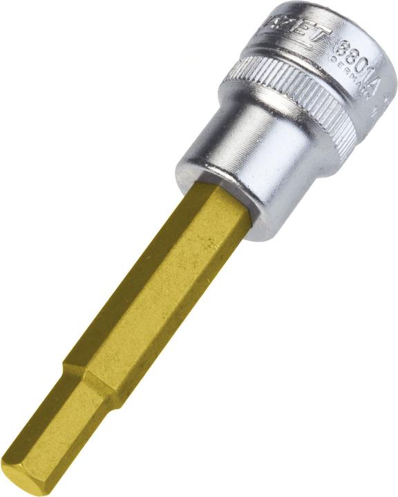 Produktbild HAZET Schraubendreher-Steckschlüsseleinsatz 8801A-1/4 ∙ Vierkant10 mm (3/8 Zoll) ∙ Innen Sechskant … (1/4")
