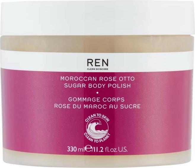 Ren Moroccan Rose Otto Sugar Polish pour le corps (330 ml)