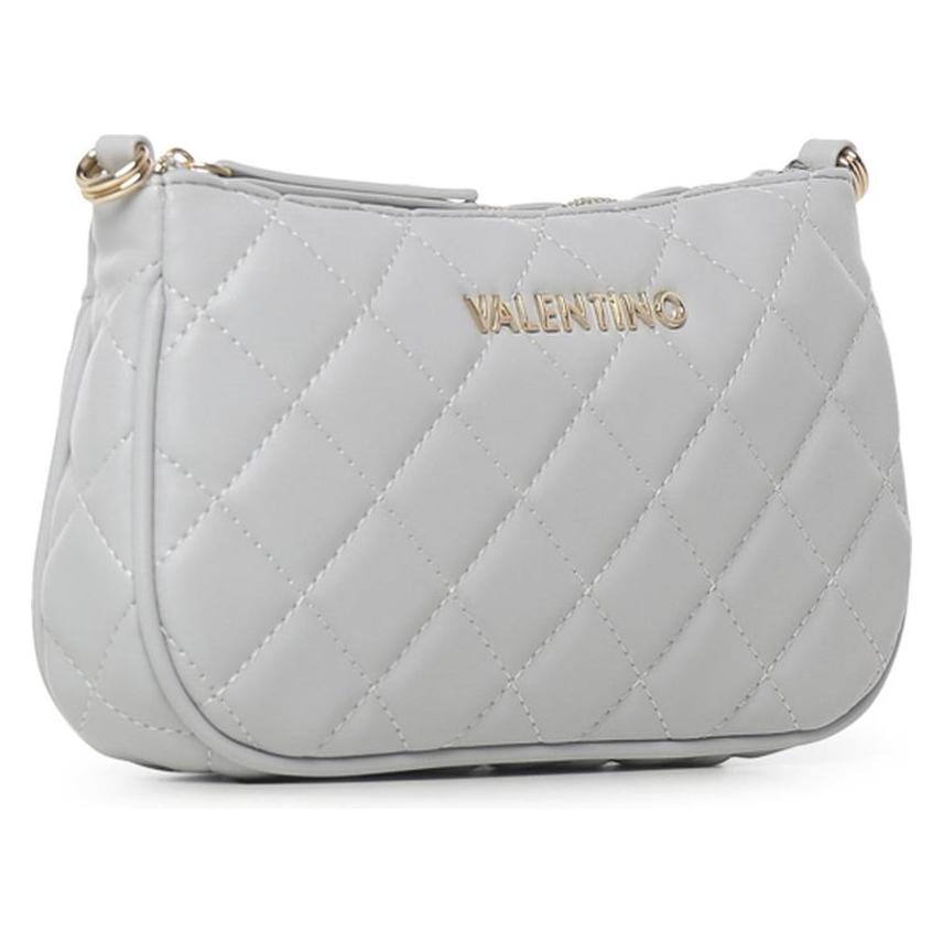 Valentino Bags, Damen, Handtasche, Umhängetasche Ocarina Tracolla K24, Grau
