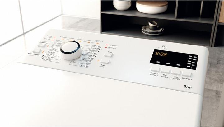 Actual product image Hotpoint WMTF 624U EN Top loading washing machine 6 kg 1200 rpm C White (6 kg, Downwards)
