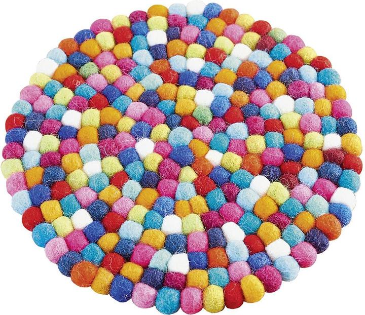 No Name Dessous de verre rond multi 22cm (1 x, Dessous de poêle)